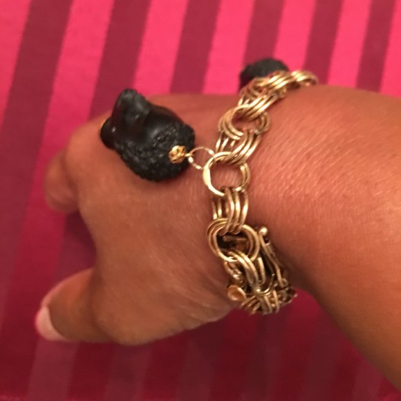 ๐HP๐ VTG Corletto 3 Charm 14K 3- Link Bracelet - Picture 10 of 10